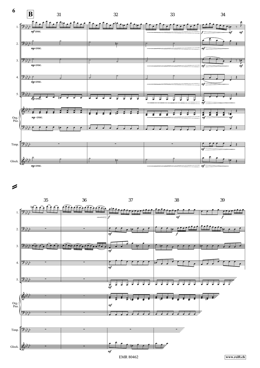 Entrance Of The Queen Of Sheba Tuba scores gallery preview page 6