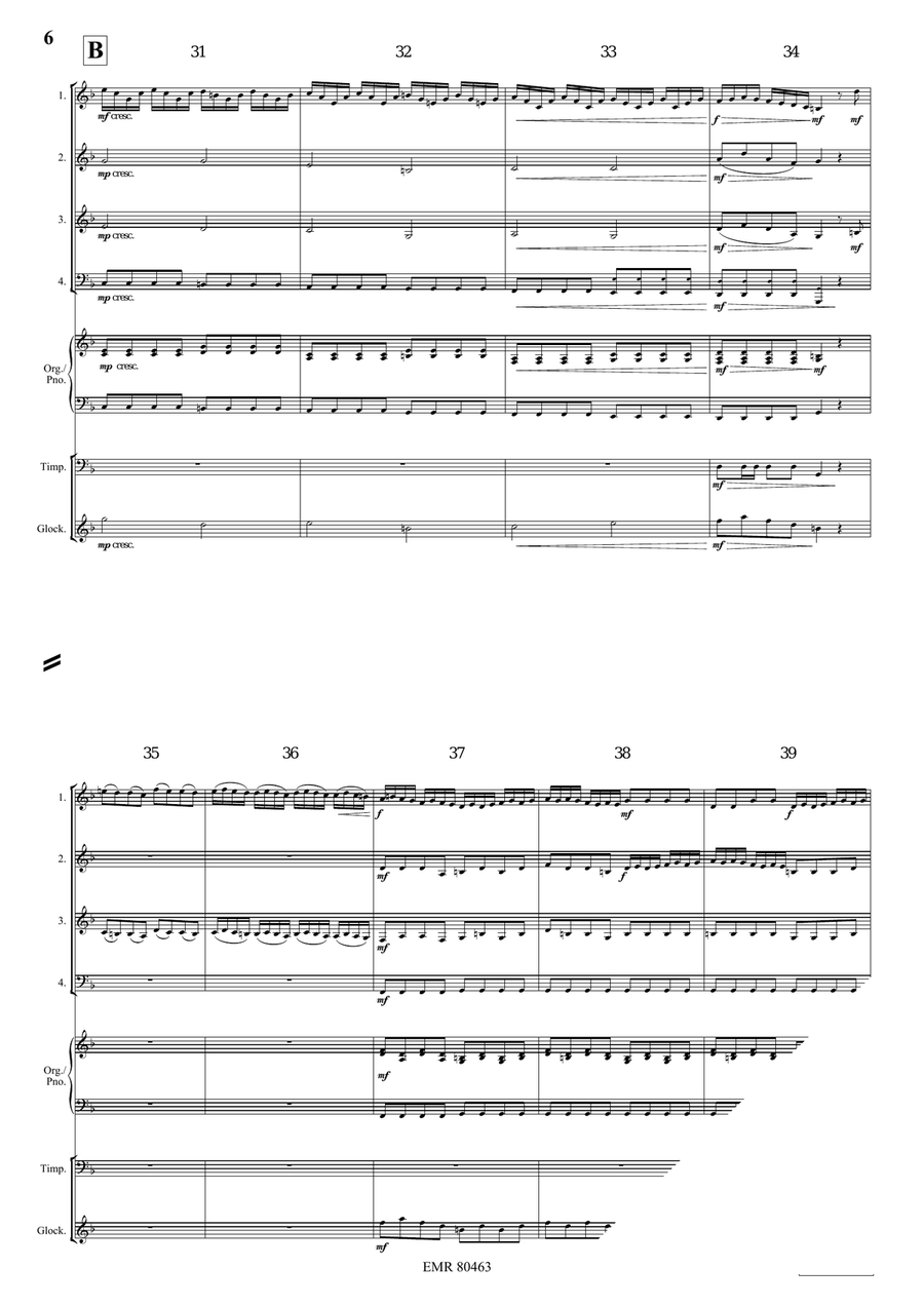 Entrance Of The Queen Of Sheba Score scores gallery preview page 6