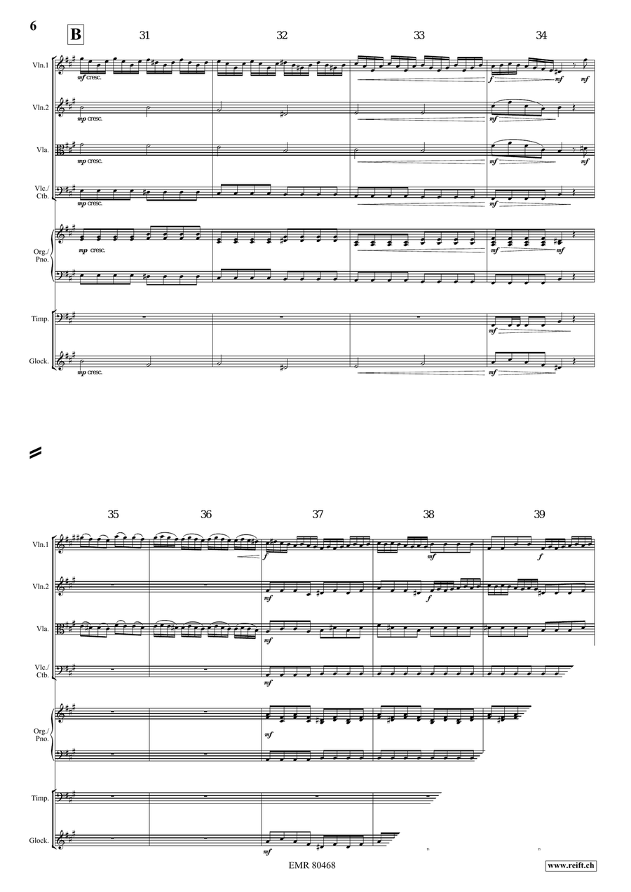 Entrance Of The Queen Of Sheba String Quartet scores gallery preview page 6