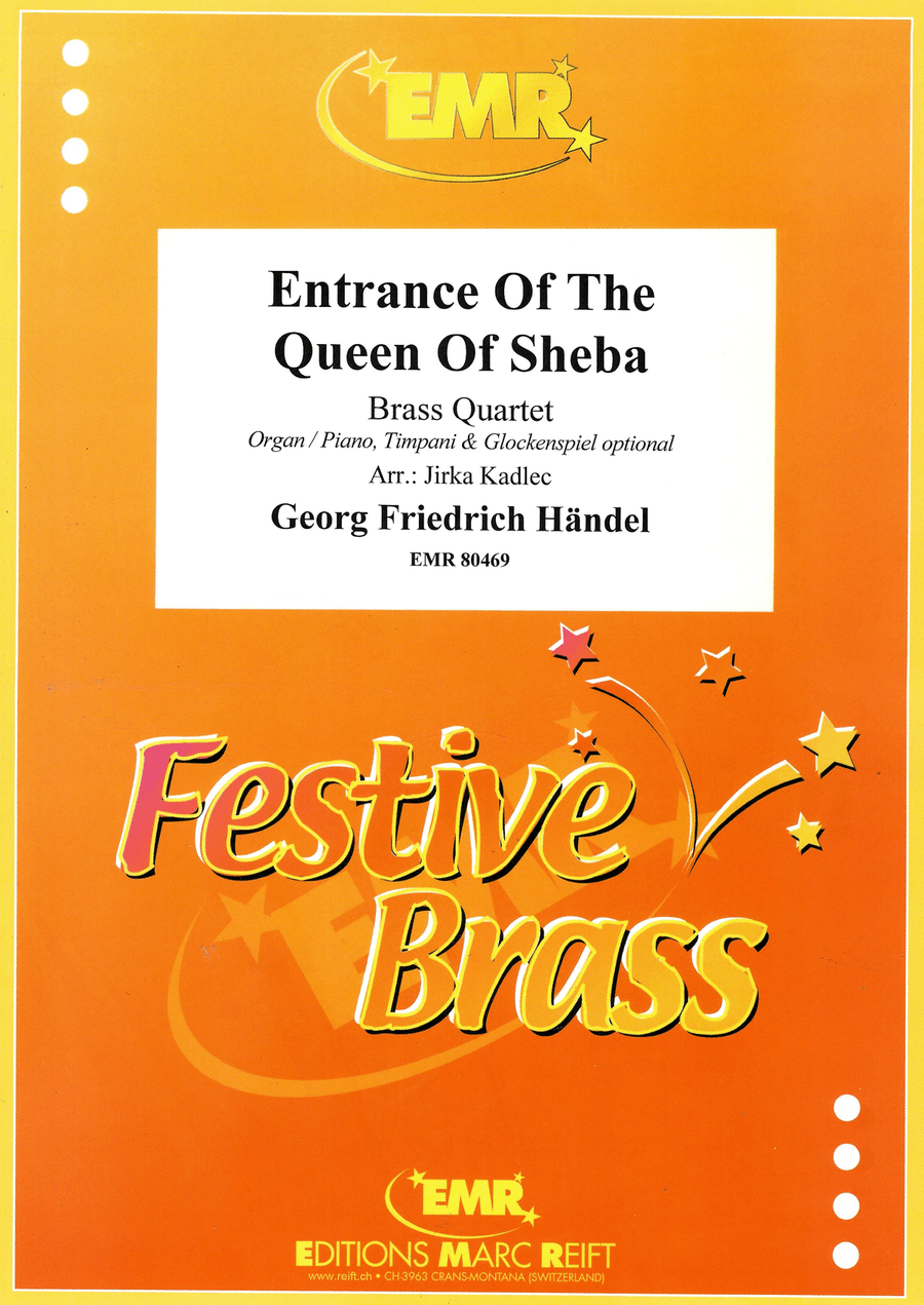 Entrance Of The Queen Of Sheba Brass Quartet scores gallery preview page 1