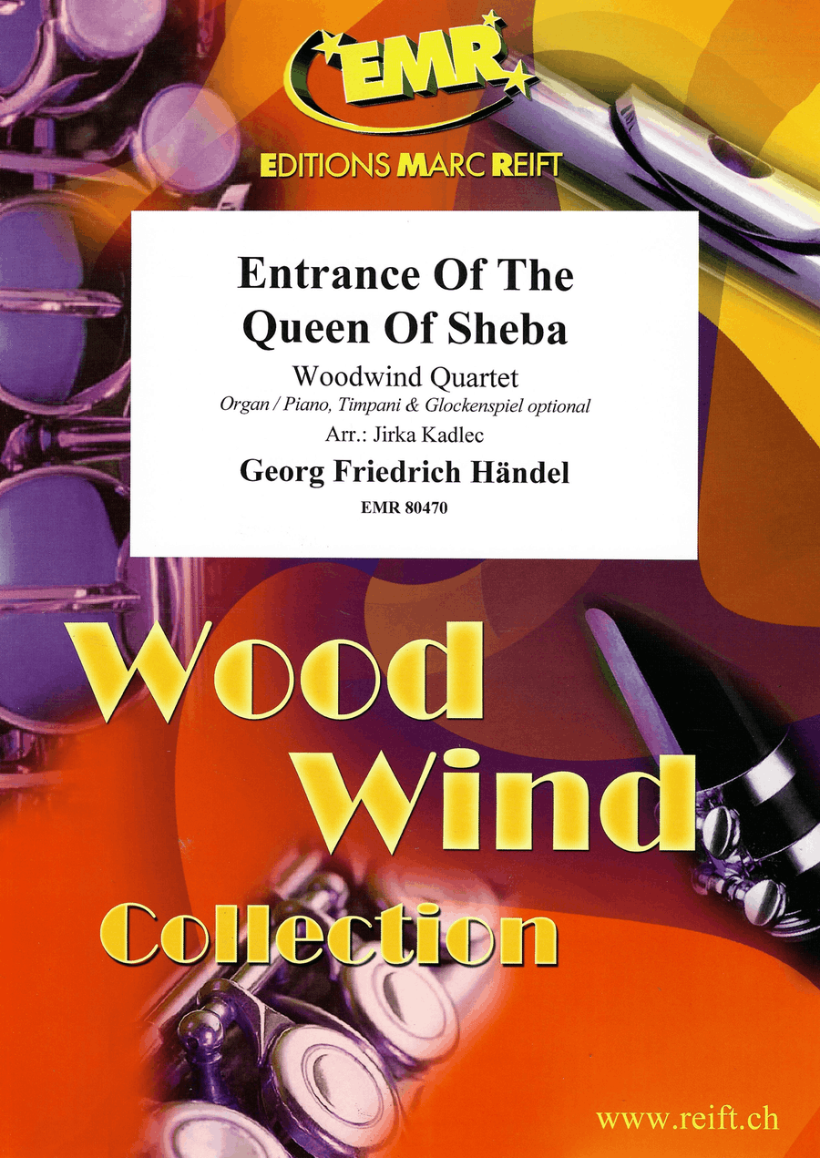 Entrance Of The Queen Of Sheba Woodwind Quartet scores gallery preview page 1