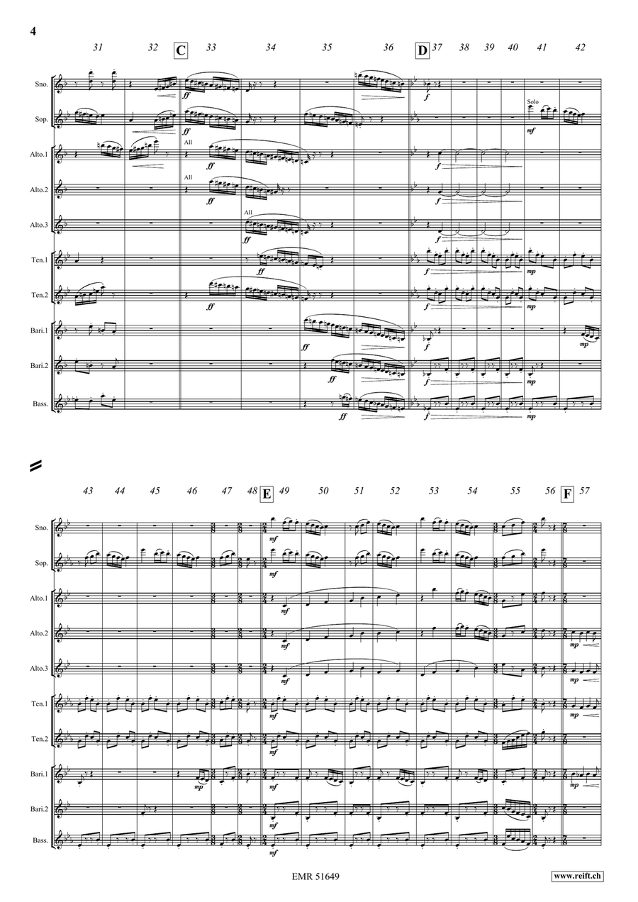 Prelude, Song & Funk Prelude, Song & Funk Orchestra scores gallery preview page 5