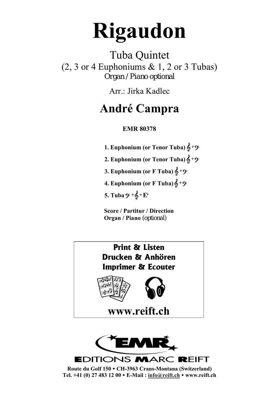 Rigaudon Rigaudon Tuba scores gallery preview page 2