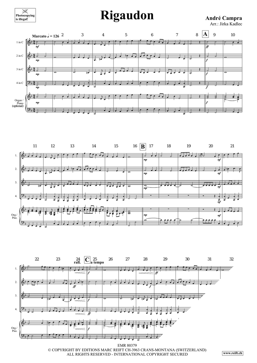 Rigaudon Rigaudon Score scores gallery preview page 3