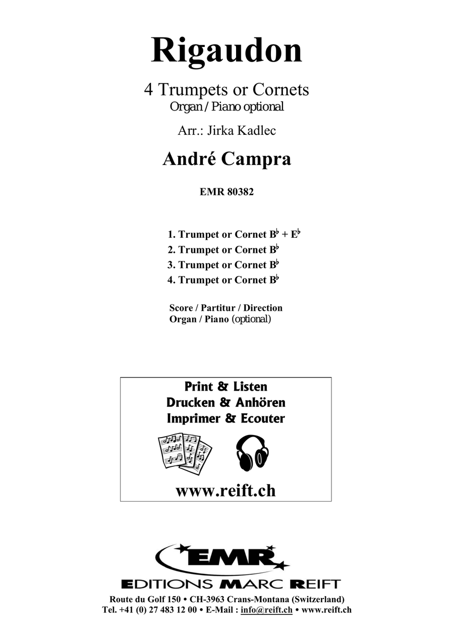 Rigaudon Rigaudon Cornet scores gallery preview page 2