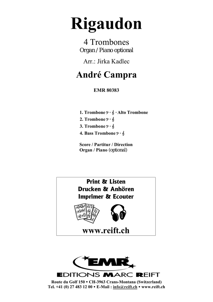 Rigaudon Rigaudon Trombone Quartet scores gallery preview page 2