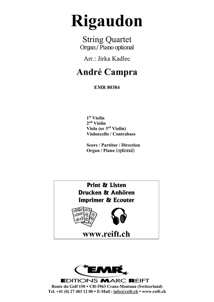 Rigaudon Rigaudon String Quartet scores gallery preview page 2