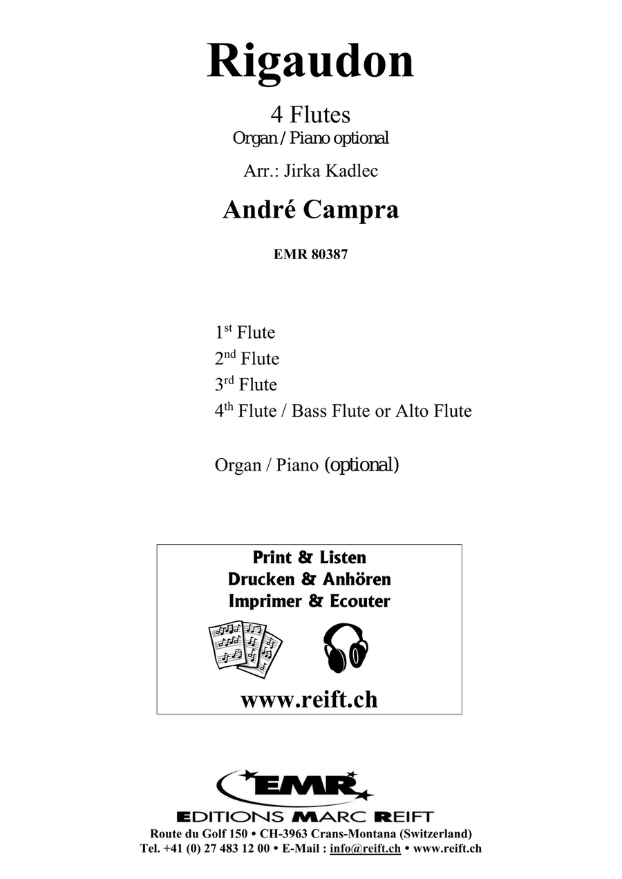 Rigaudon Rigaudon Flute Quartet scores gallery preview page 2