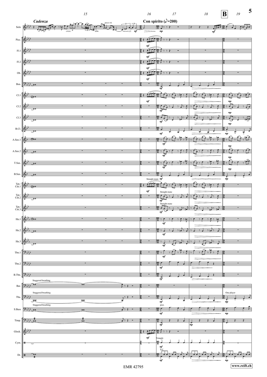 El Zapatero El Zapatero Bassoon scores gallery preview page 6