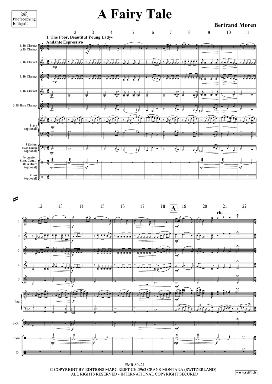 A Fairy Tale A Fairy Tale Clarinet Quintet scores gallery preview page 4