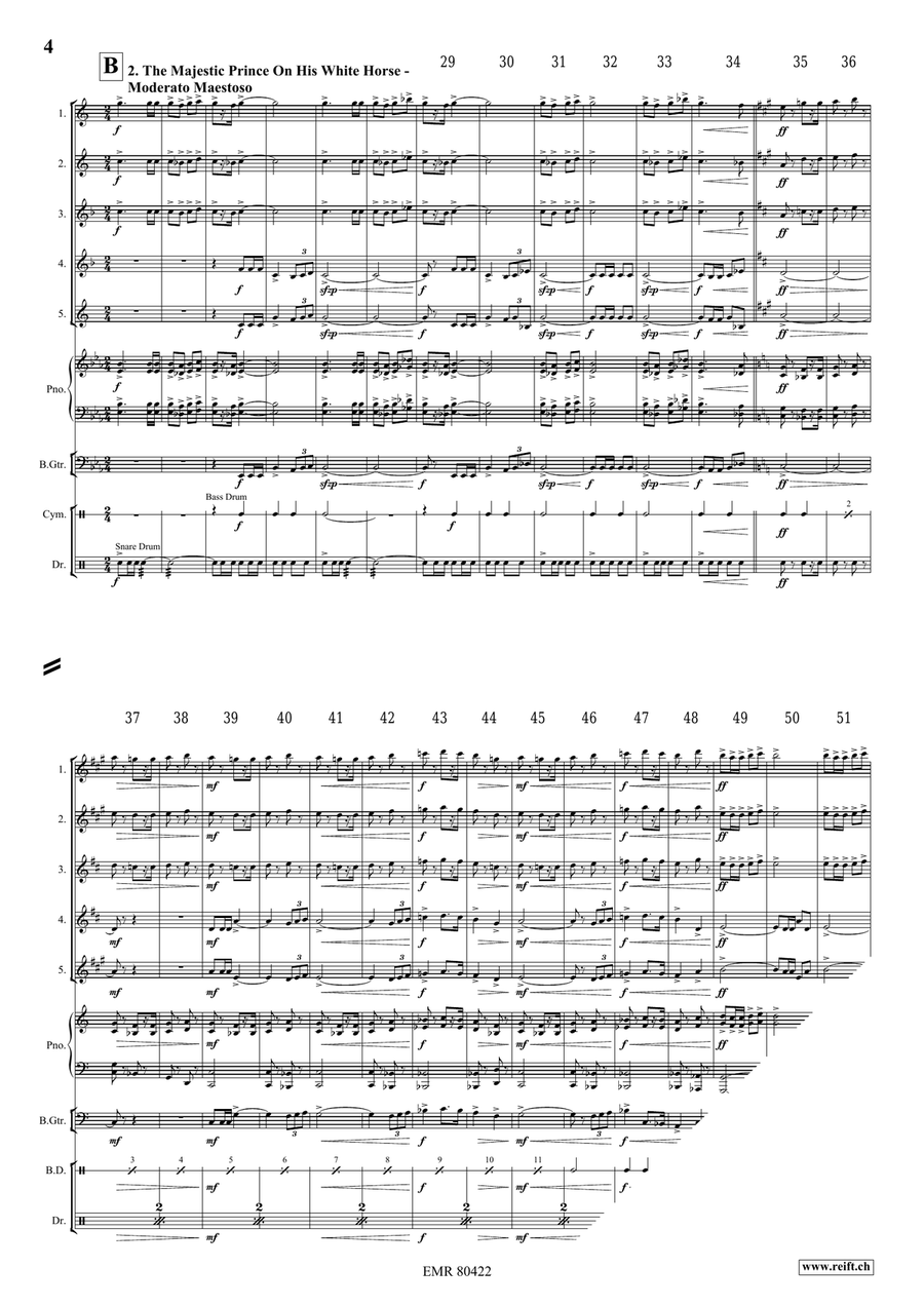 A Fairy Tale A Fairy Tale Saxophone Quintet scores gallery preview page 5
