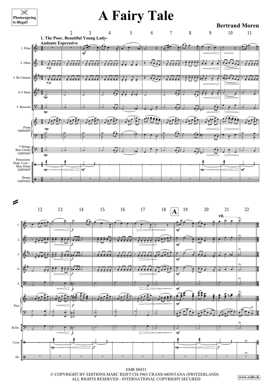 A Fairy Tale A Fairy Tale Woodwind Quintet scores gallery preview page 4