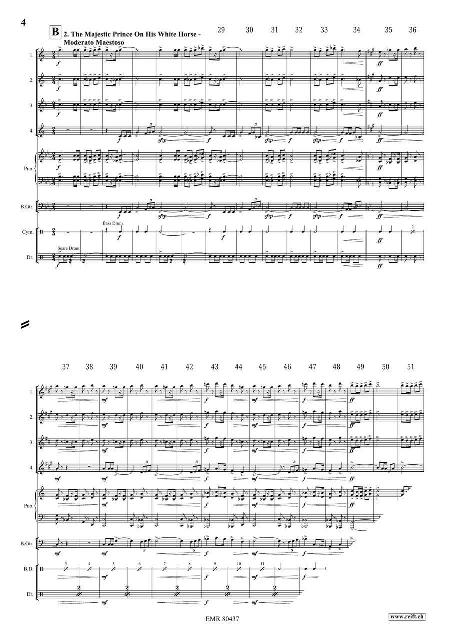 A Fairy Tale A Fairy Tale Saxophone Quartet scores gallery preview page 5