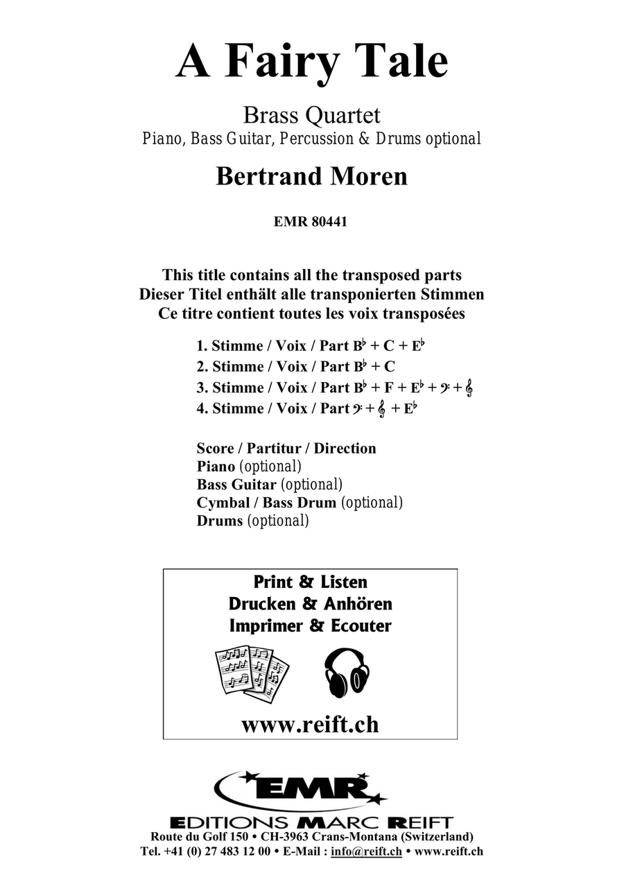 A Fairy Tale A Fairy Tale Brass Quartet scores gallery preview page 2