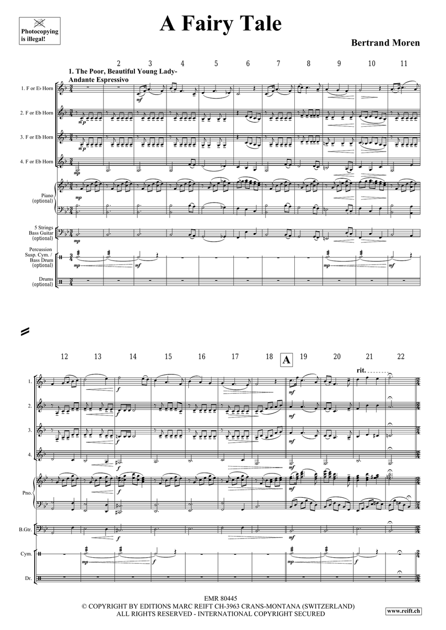 A Fairy Tale A Fairy Tale Horn scores gallery preview page 4