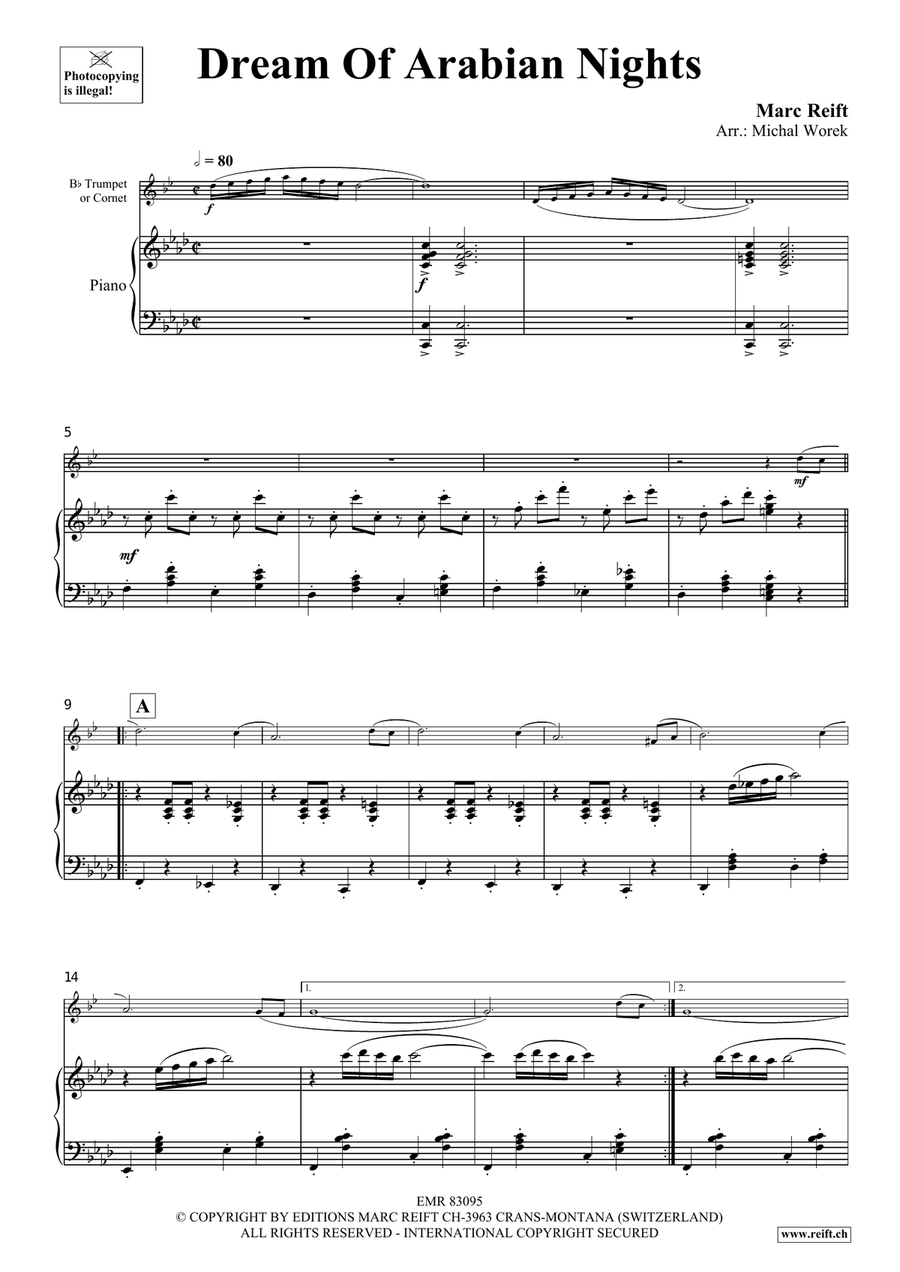 Dream Of Arabian Nights Dream Of Arabian Nights Cornet scores gallery preview page 4