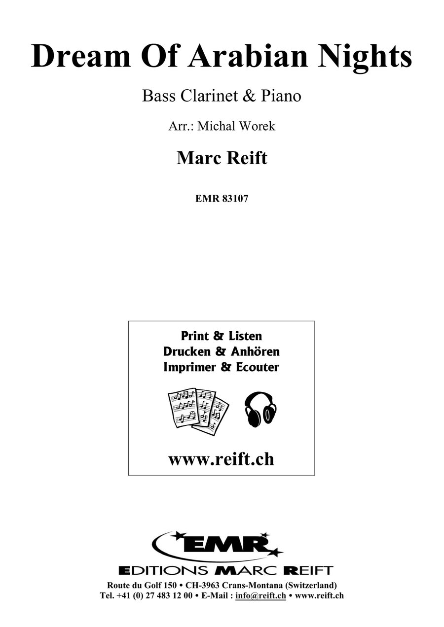 Dream Of Arabian Nights Dream Of Arabian Nights Bass Clarinet scores gallery preview page 2