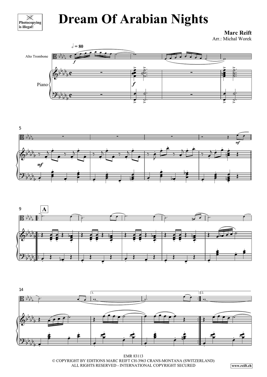 Dream Of Arabian Nights Dream Of Arabian Nights Piano Accompaniment scores gallery preview page 4