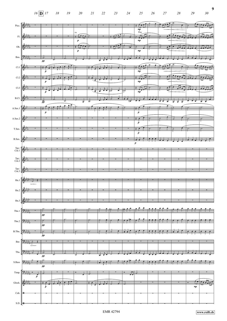 Festive Moments Festive Moments Concert Band scores gallery preview page 8