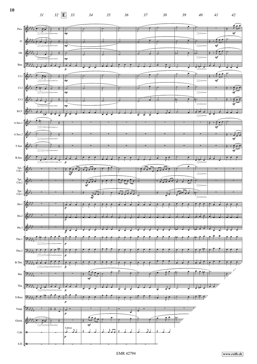 Festive Moments Festive Moments Concert Band scores gallery preview page 9
