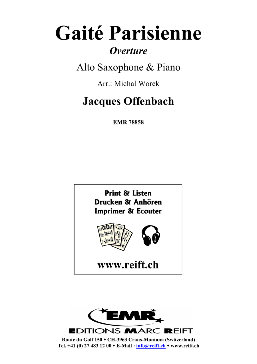 Gaité Parisienne Gaité Parisienne Alto Saxophone scores gallery preview page 2