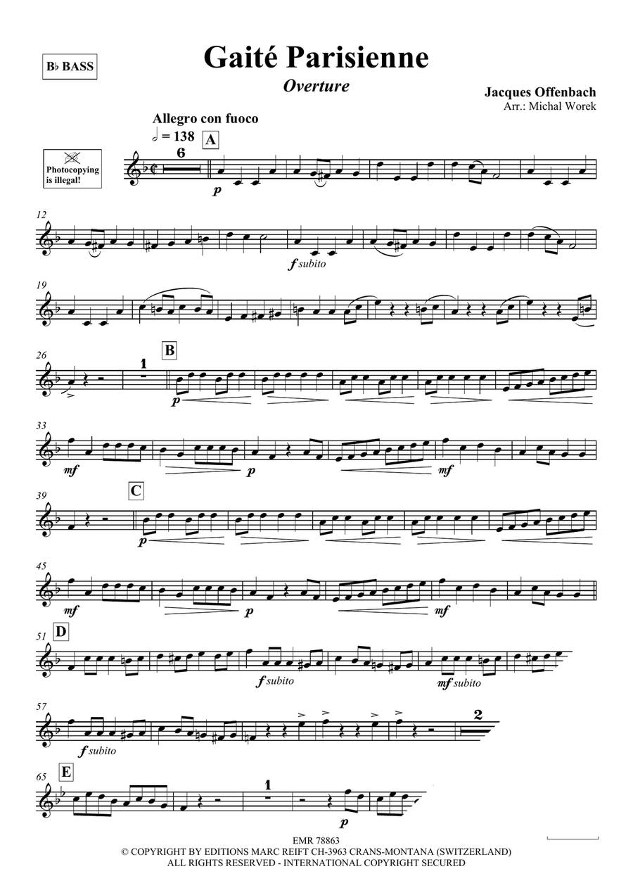 Gaité Parisienne Gaité Parisienne Voice Solo scores gallery preview page 3
