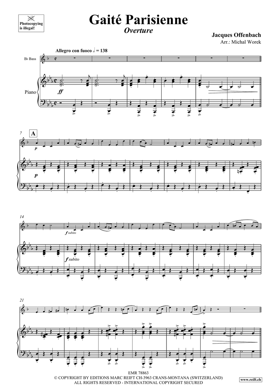 Gaité Parisienne Gaité Parisienne Voice Solo scores gallery preview page 4