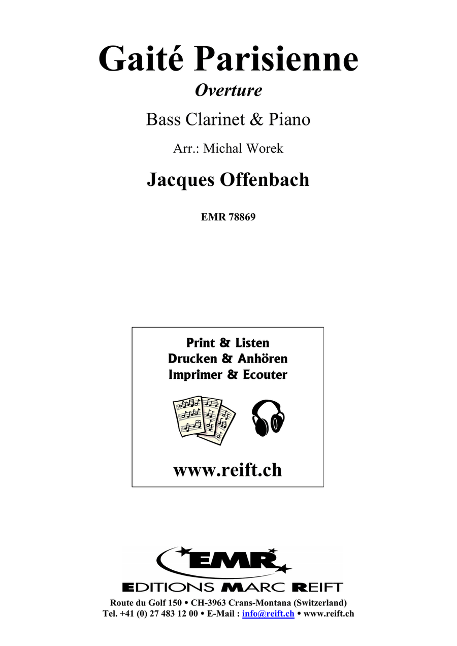Gaité Parisienne Gaité Parisienne Bass Clarinet scores gallery preview page 2