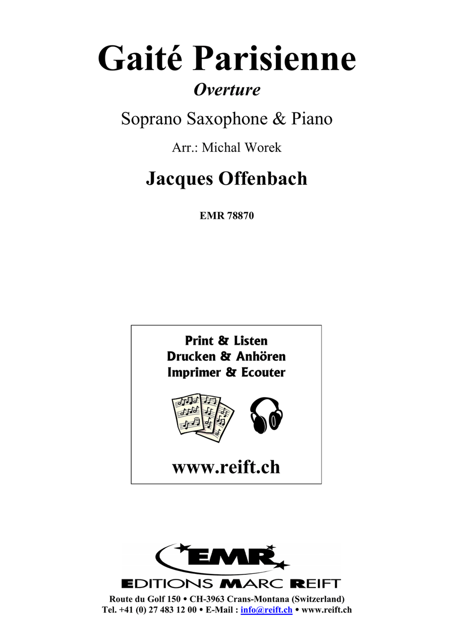 Gaité Parisienne Gaité Parisienne Soprano Saxophone scores gallery preview page 2