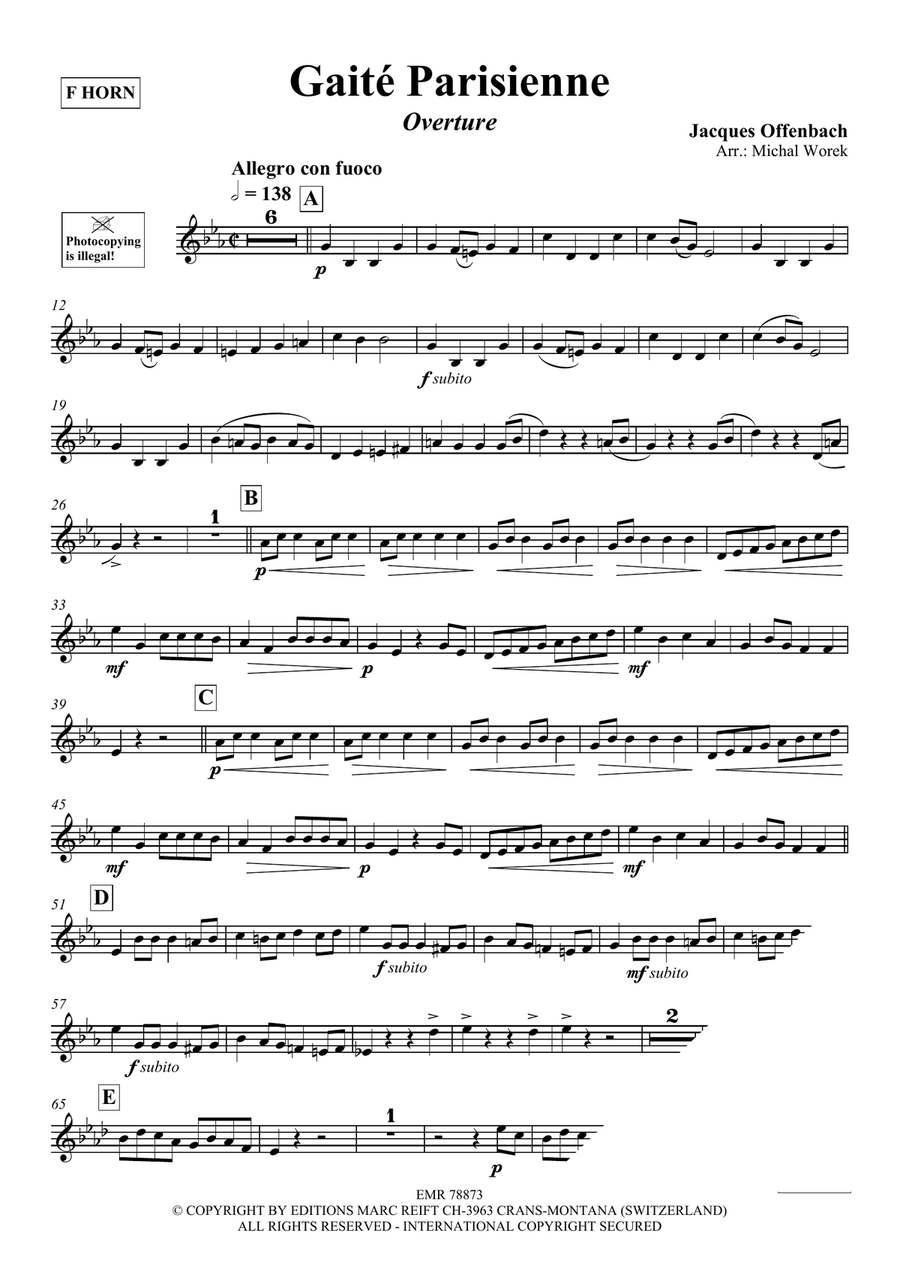 Gaité Parisienne Gaité Parisienne Horn scores gallery preview page 3