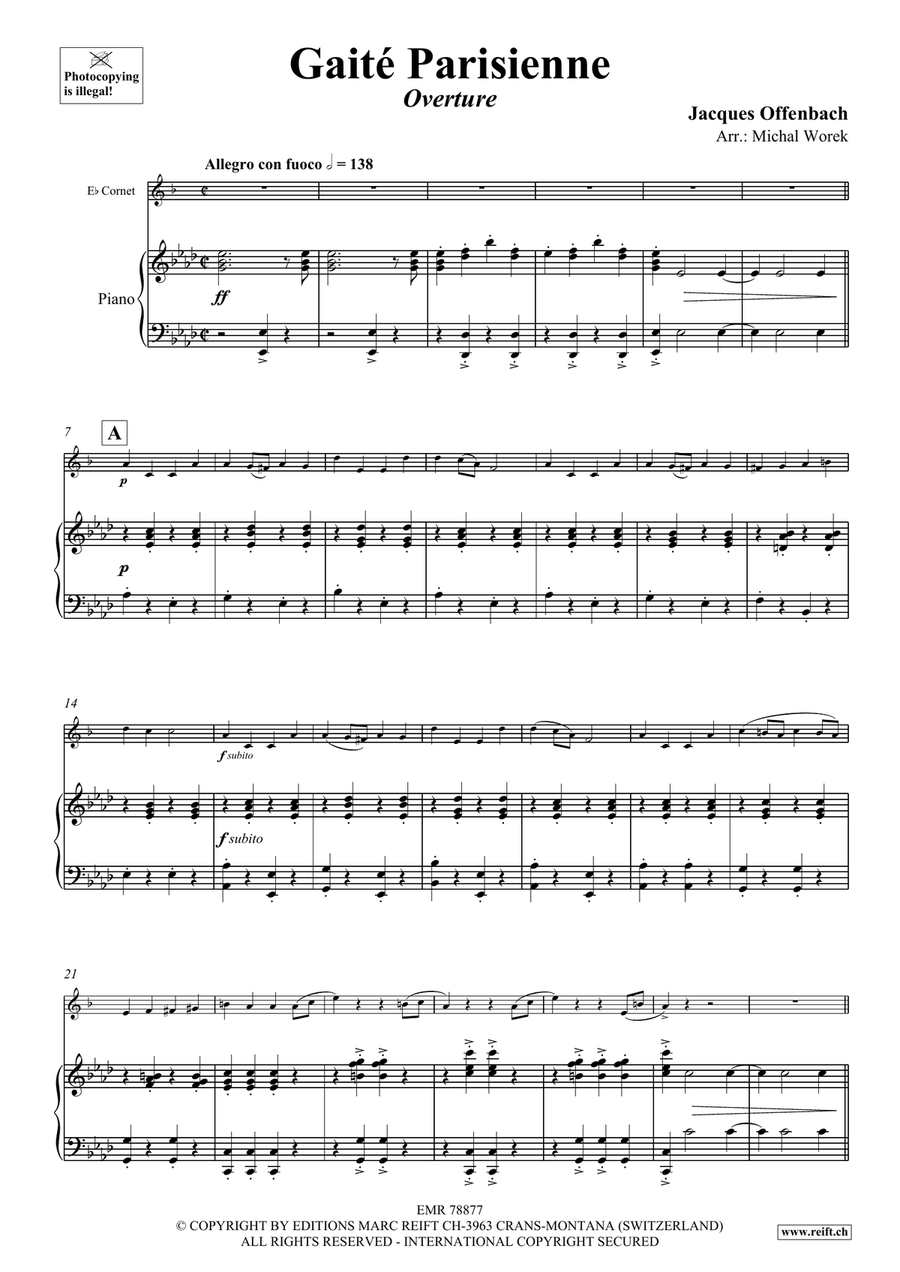 Gaité Parisienne Gaité Parisienne Cornet scores gallery preview page 4