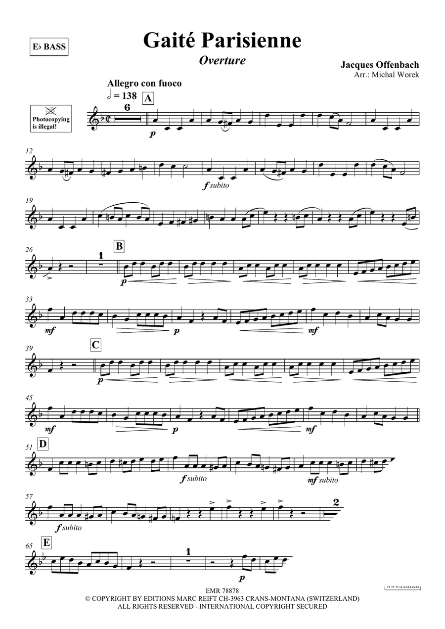 Gaité Parisienne Gaité Parisienne Voice Solo scores gallery preview page 3