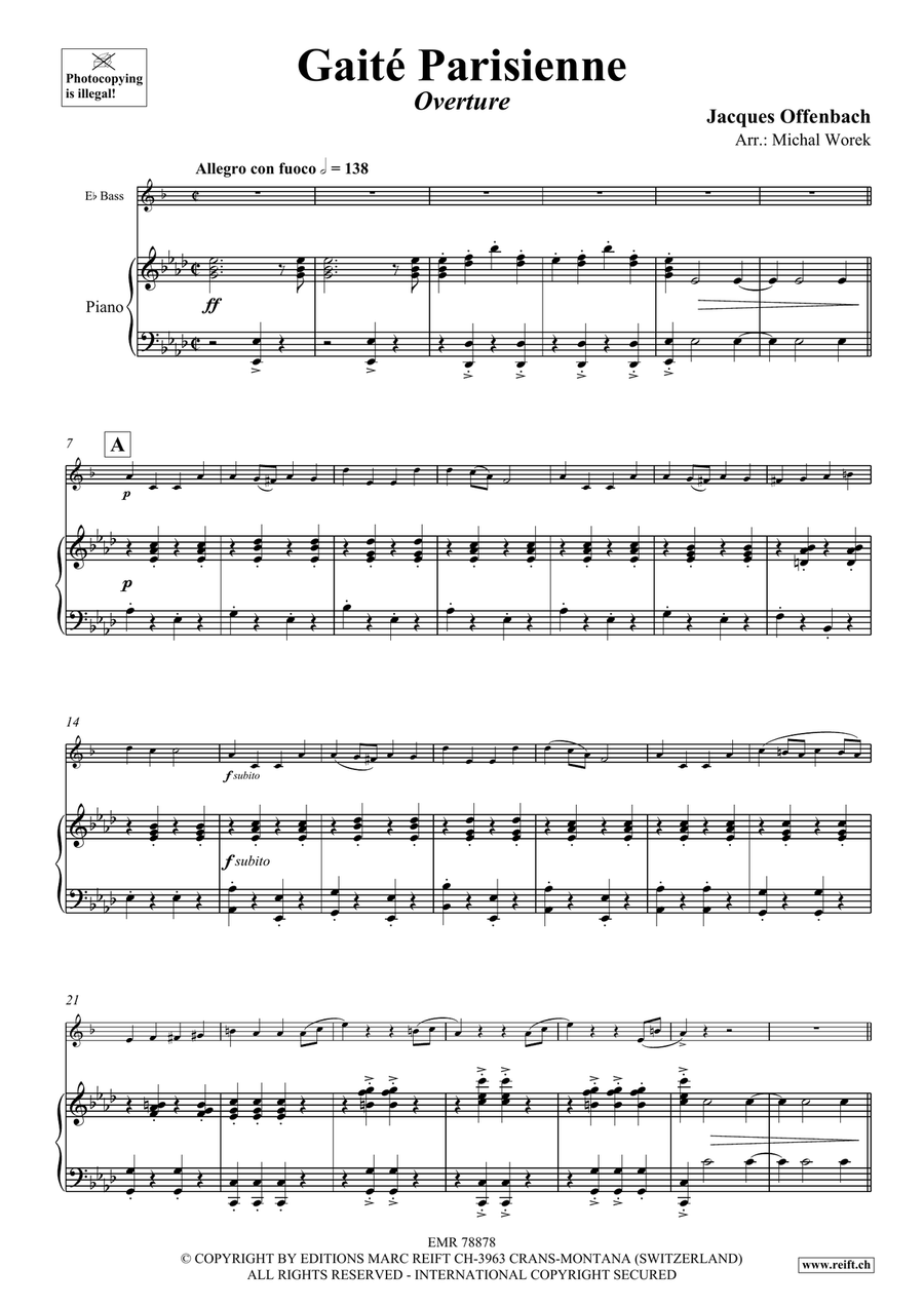 Gaité Parisienne Gaité Parisienne Voice Solo scores gallery preview page 4