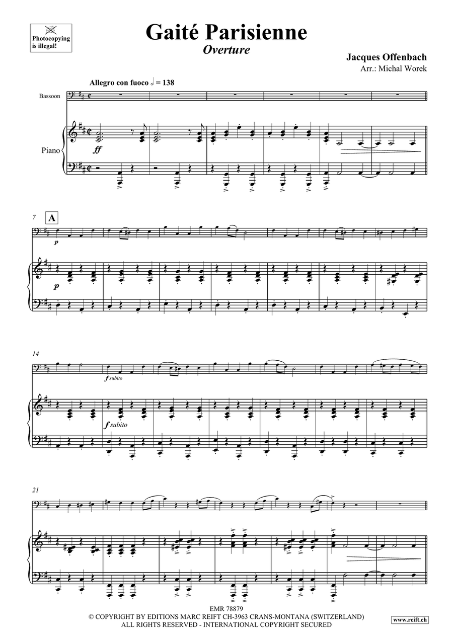 Gaité Parisienne Gaité Parisienne Bassoon Solo scores gallery preview page 4