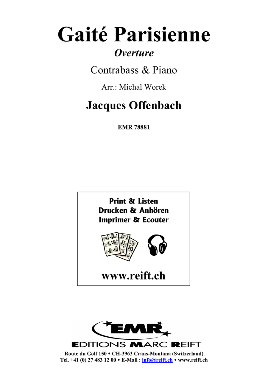 Gaité Parisienne Gaité Parisienne Double Bass scores gallery preview page 2