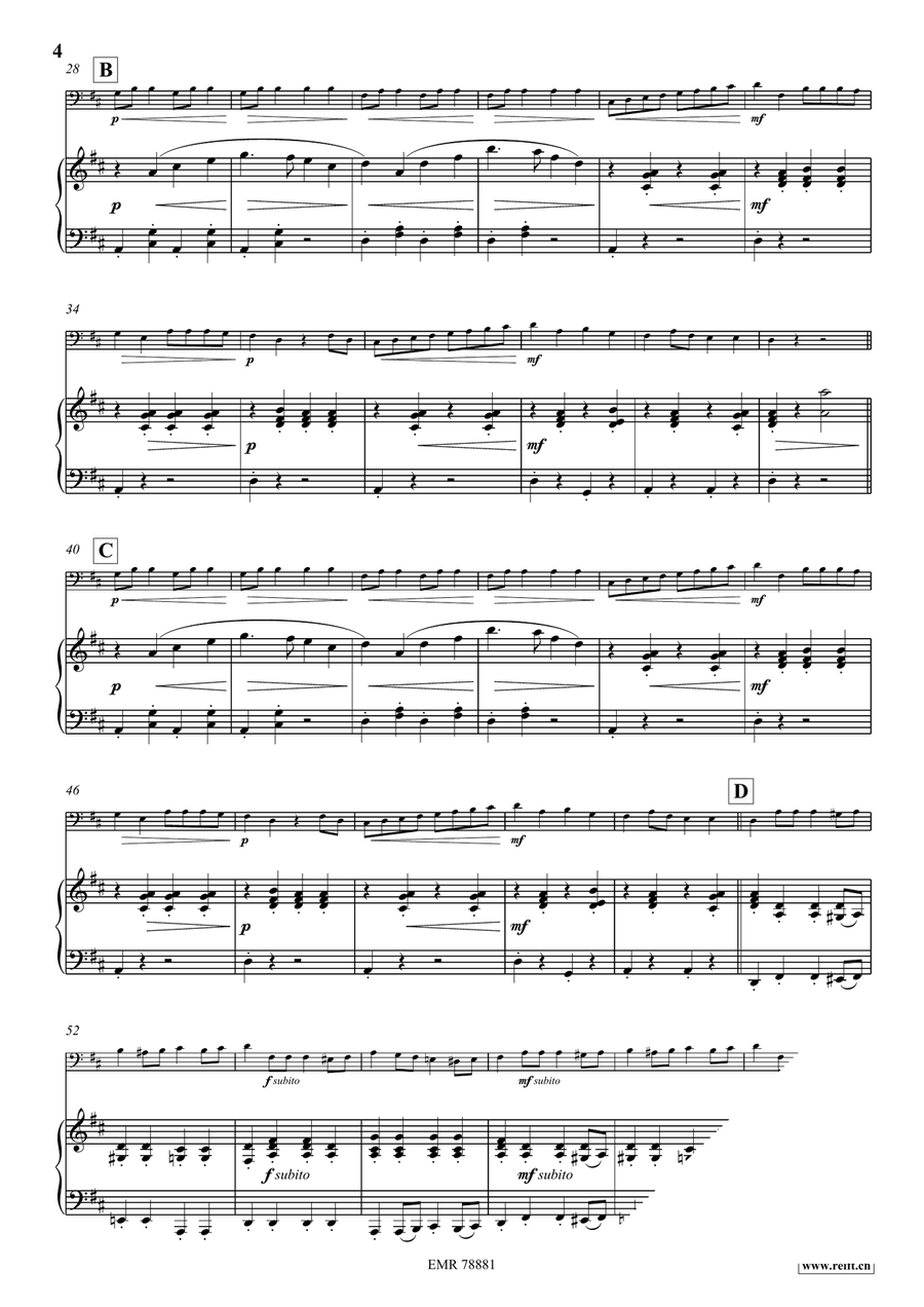 Gaité Parisienne Gaité Parisienne Double Bass scores gallery preview page 5