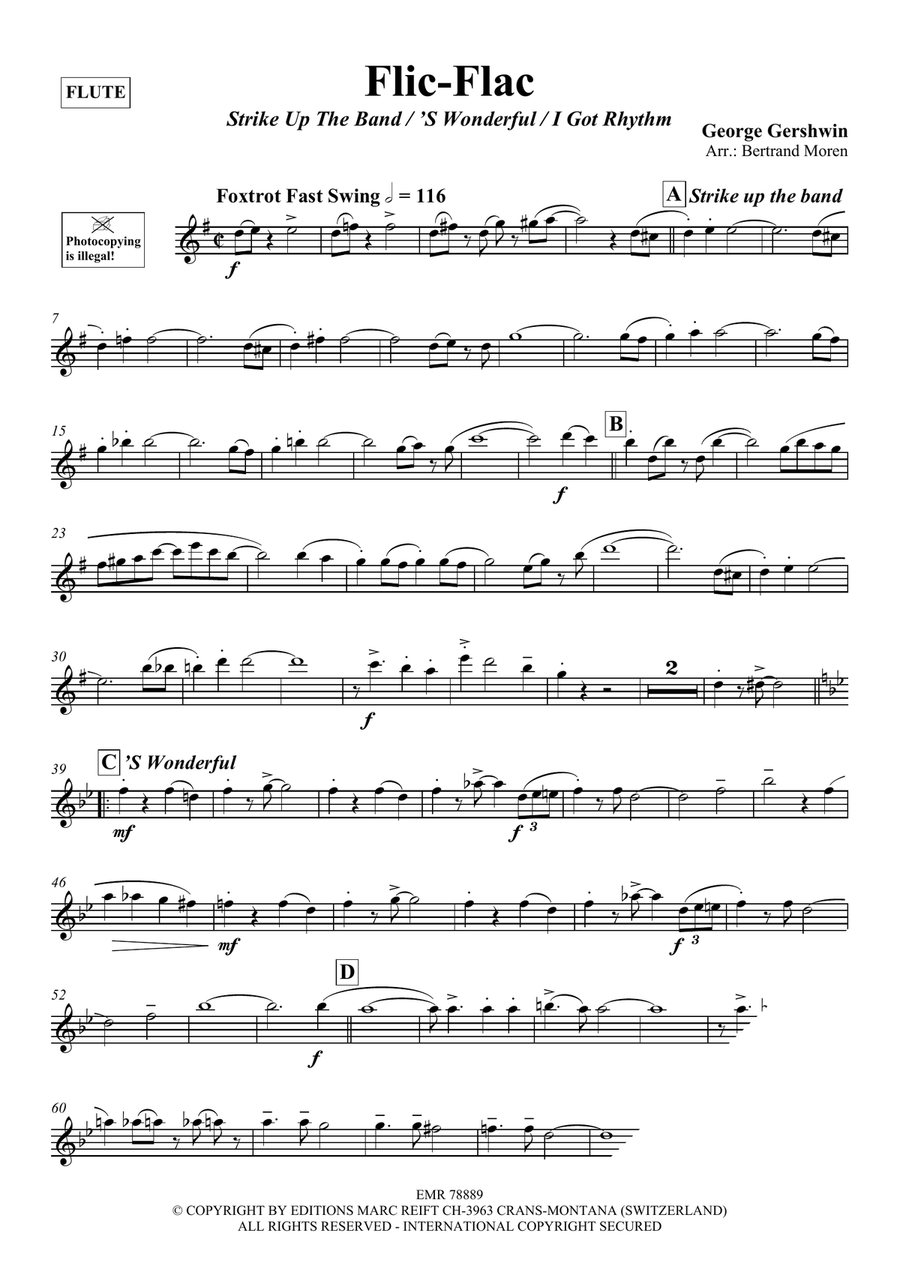 Flic-Flac Flic-Flac Flute Solo scores gallery preview page 3