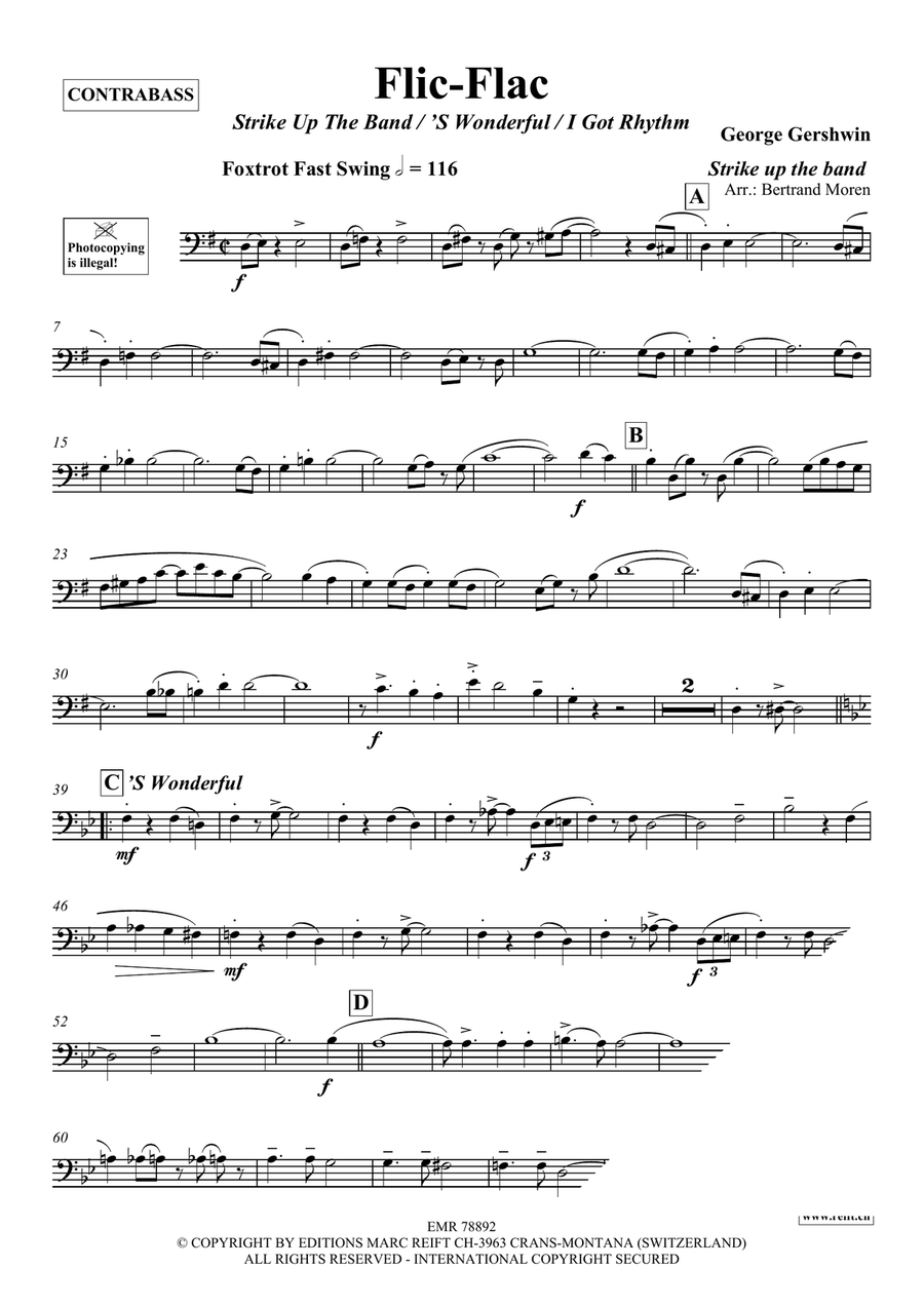 Flic-Flac Flic-Flac Double Bass scores gallery preview page 3
