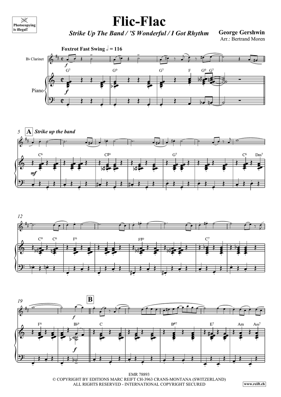 Flic-Flac Flic-Flac Clarinet Solo scores gallery preview page 4