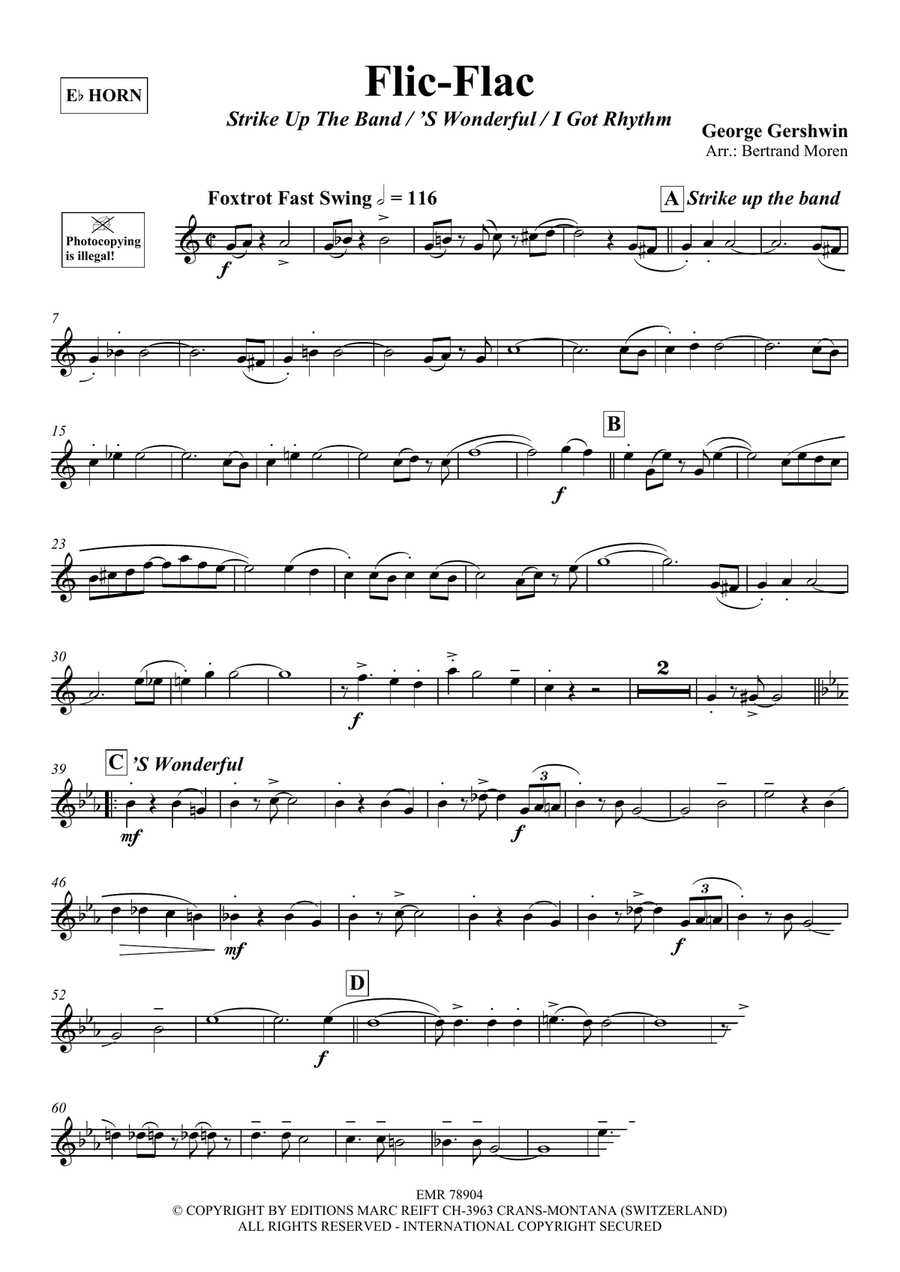 Flic-Flac Flic-Flac Horn scores gallery preview page 3