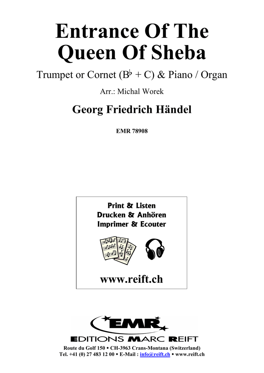 Entrance Of The Queen Of Sheba Cornet scores gallery preview page 2
