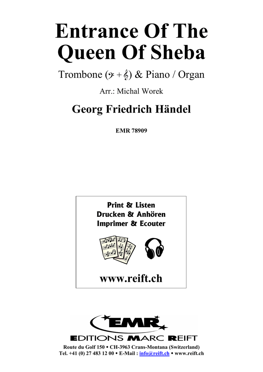 Entrance Of The Queen Of Sheba Organ scores gallery preview page 2