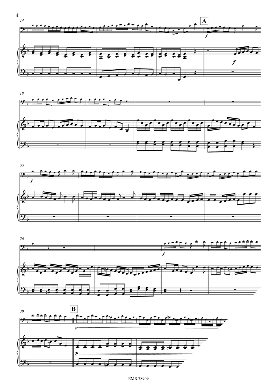 Entrance Of The Queen Of Sheba Organ scores gallery preview page 5