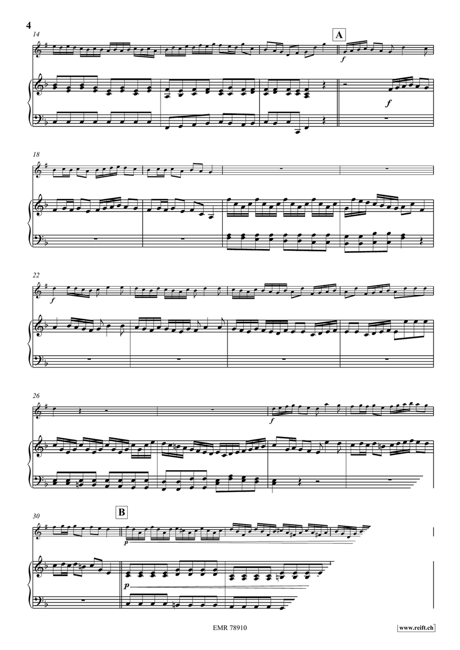 Entrance Of The Queen Of Sheba Euphonium scores gallery preview page 5