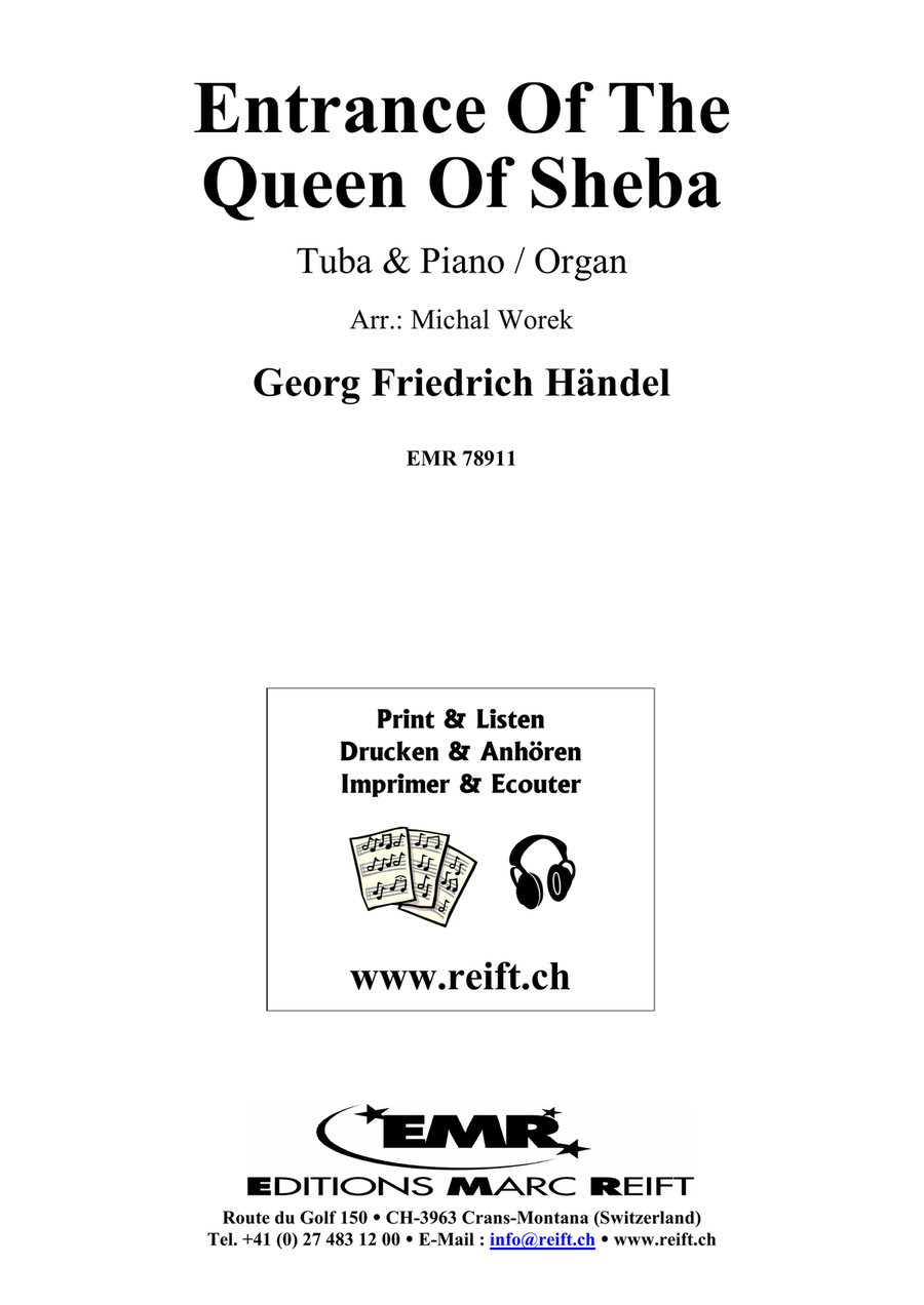 Entrance Of The Queen Of Sheba Tuba scores gallery preview page 2