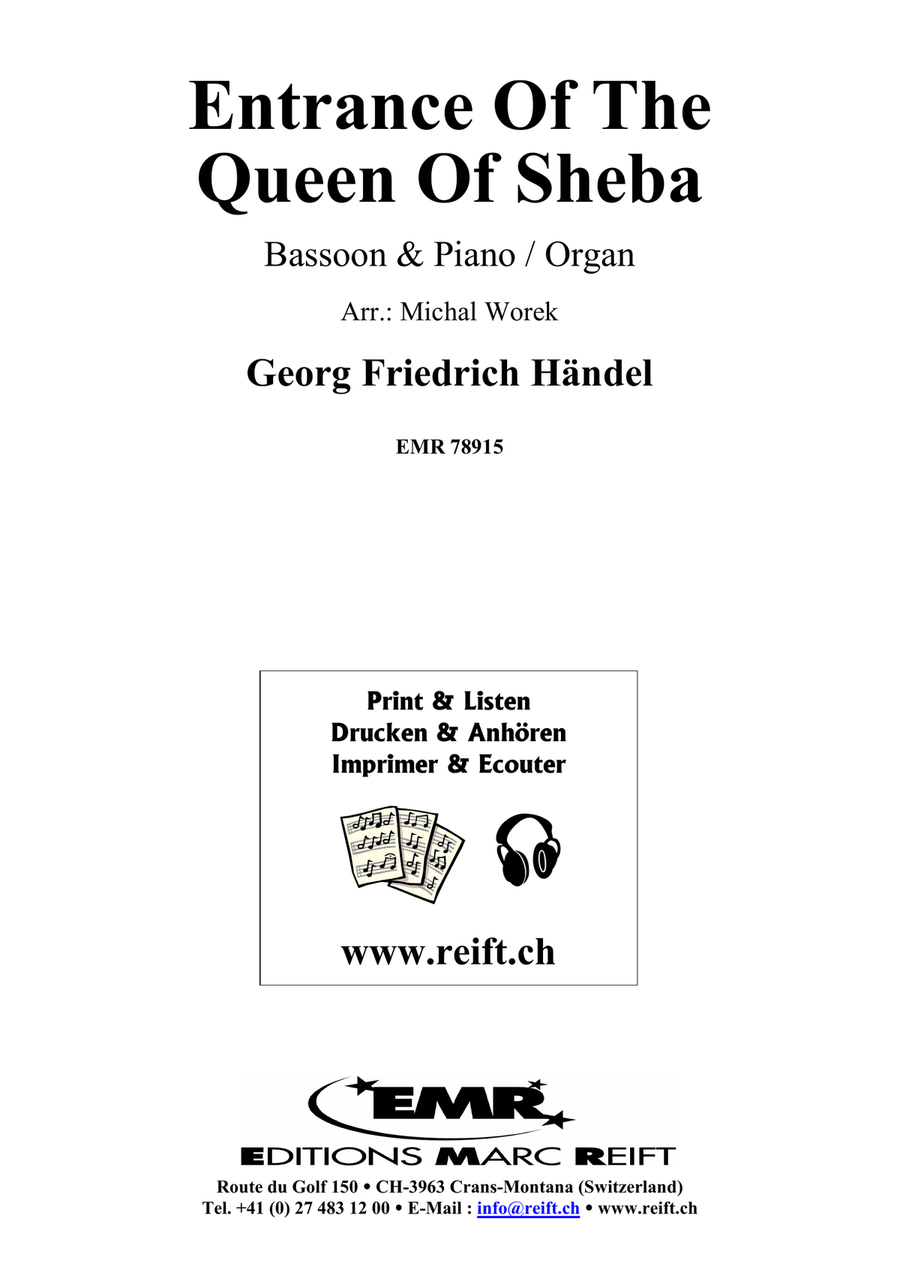 Entrance Of The Queen Of Sheba Bassoon Solo scores gallery preview page 2