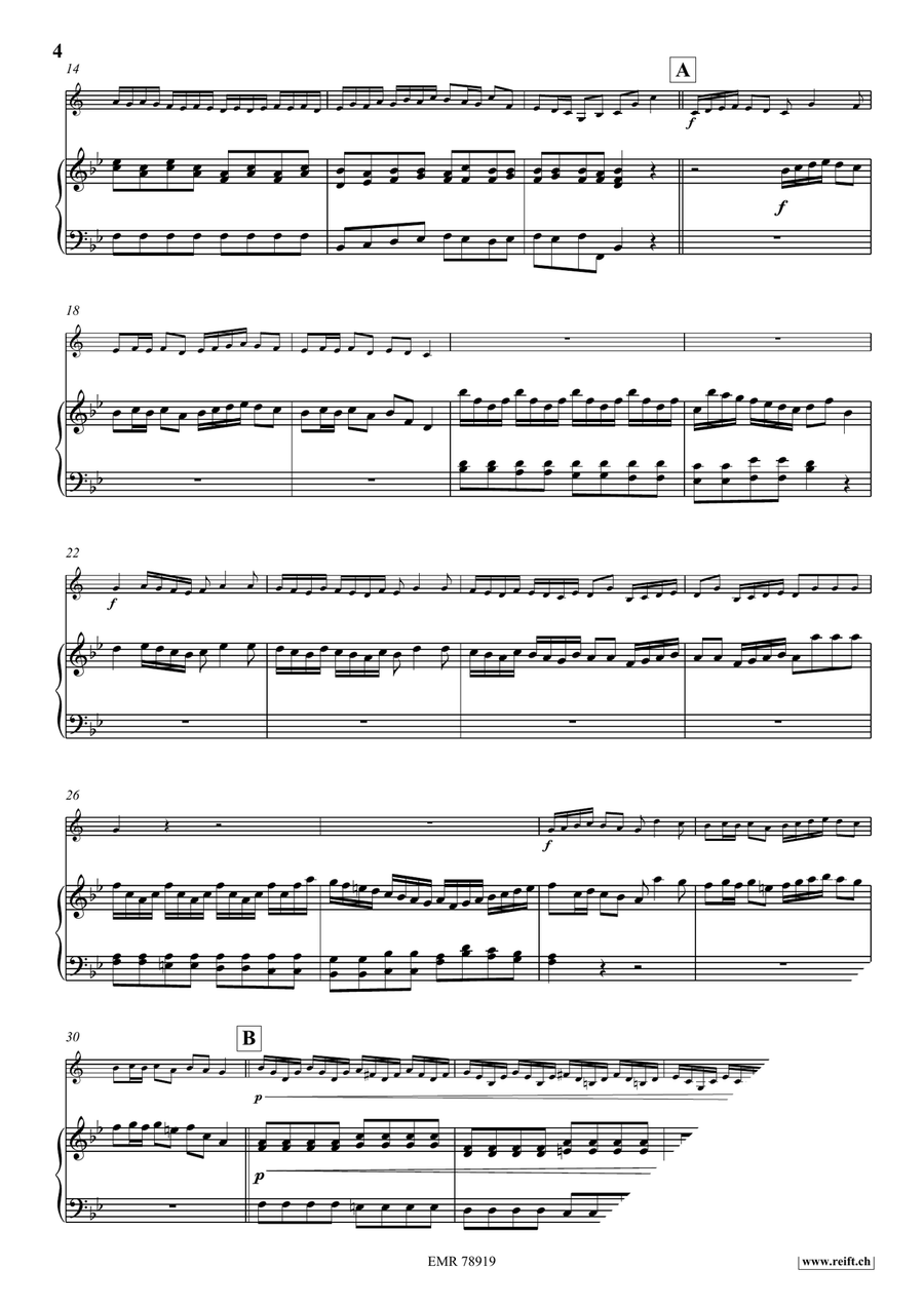 Entrance Of The Queen Of Sheba Bass Clarinet scores gallery preview page 5