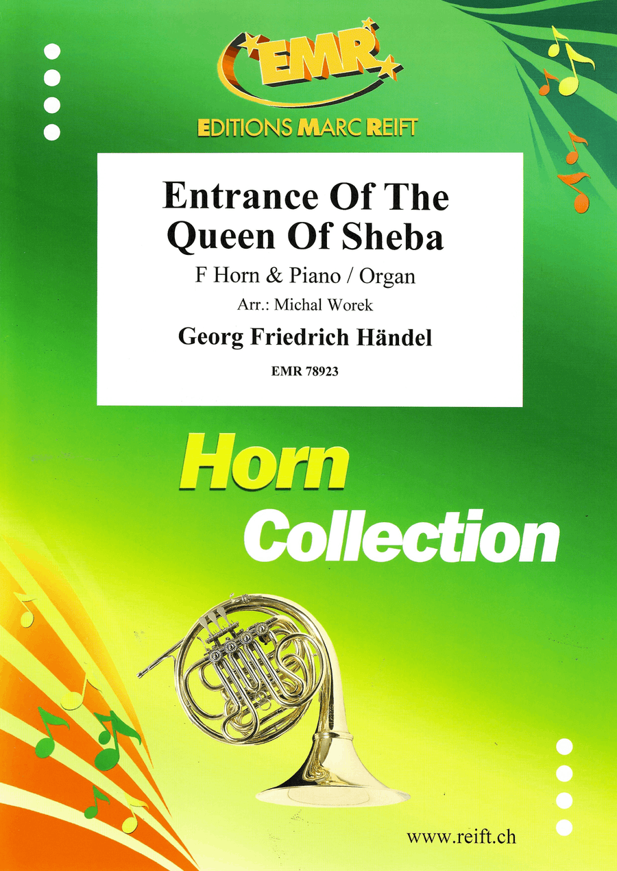 Entrance Of The Queen Of Sheba Horn scores gallery preview page 1