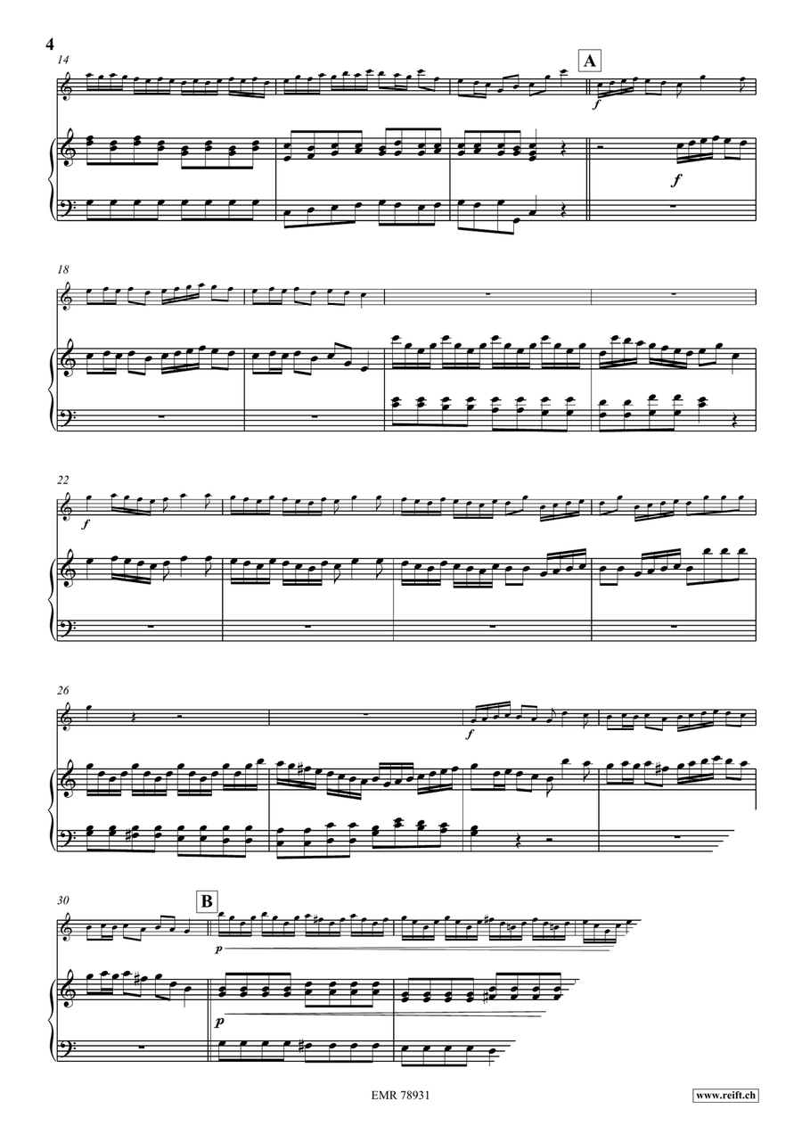 Entrance Of The Queen Of Sheba Violin Solo scores gallery preview page 5