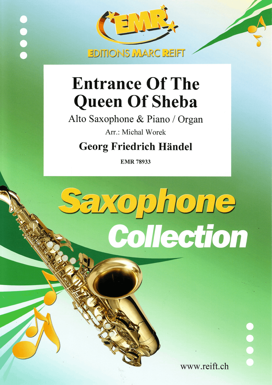 Entrance Of The Queen Of Sheba Alto Saxophone scores gallery preview page 1